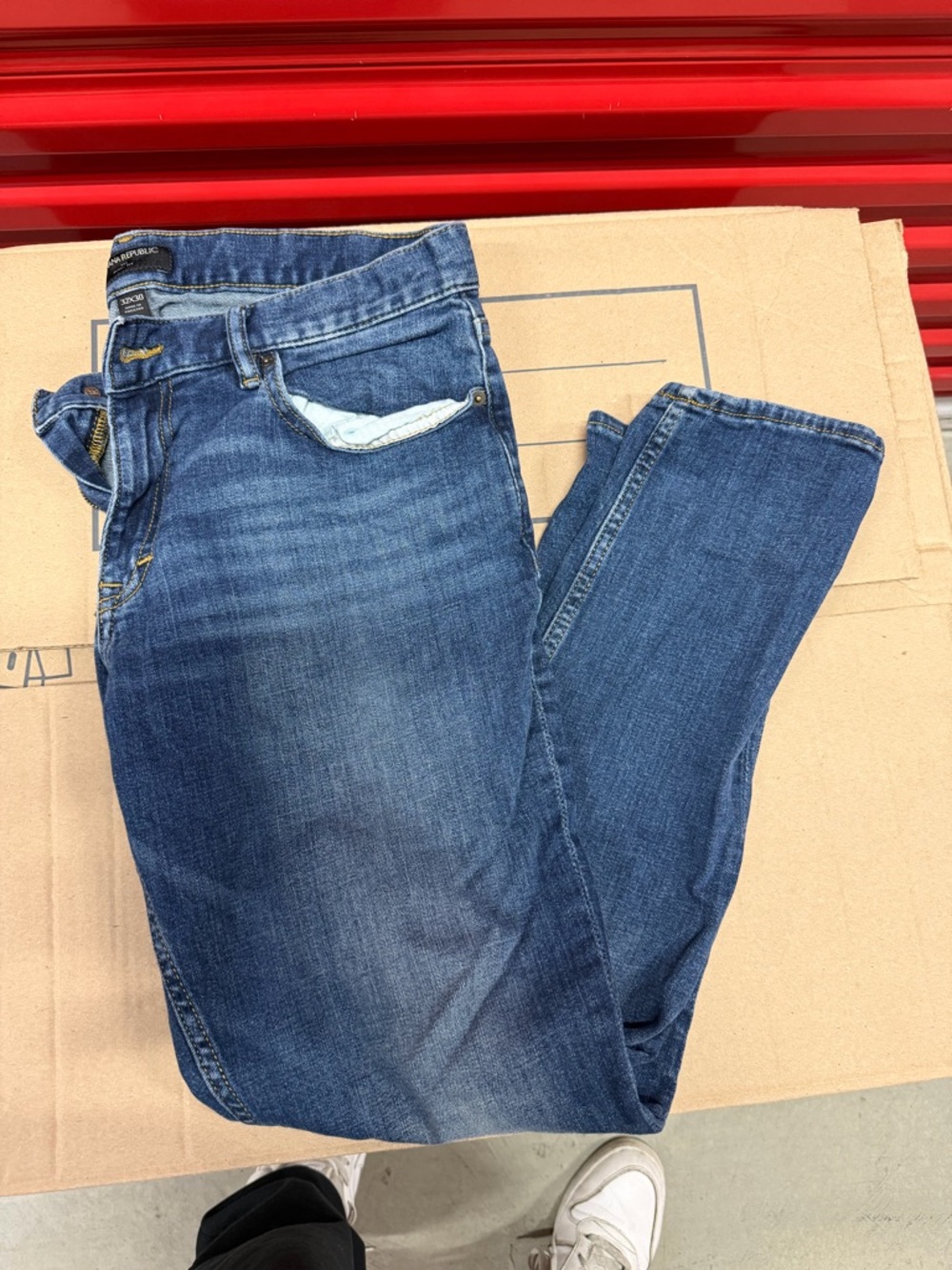 Banana Republic Blue Skinny Fit Denim Jeans